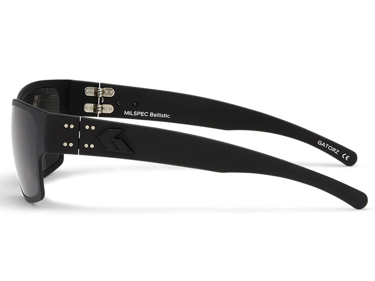 Gatorz Delta Ballistics / Smoke w/Anti-Fog / Black Anodized