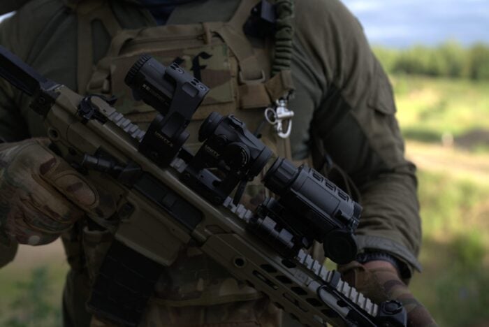Wilcox Flip To Side Mount (Trijicon / Skeet IR / PFN640+) - Image 2