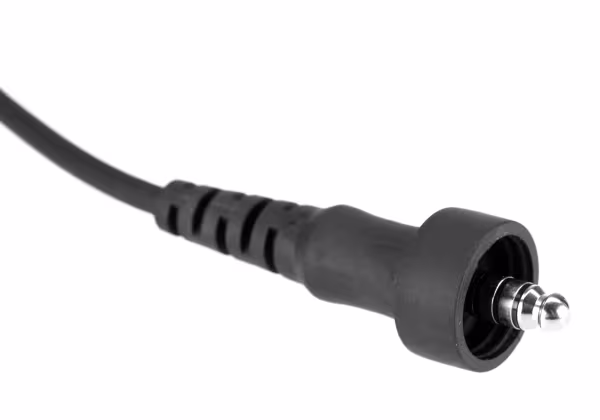 Sordin T2 connector shroud — not directly compatible, use AUX adapter